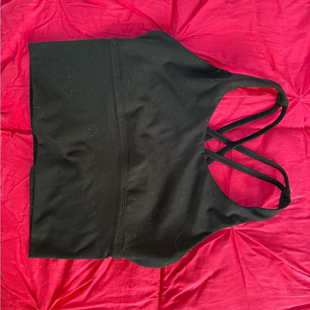 NVGTN Black Sports Bra